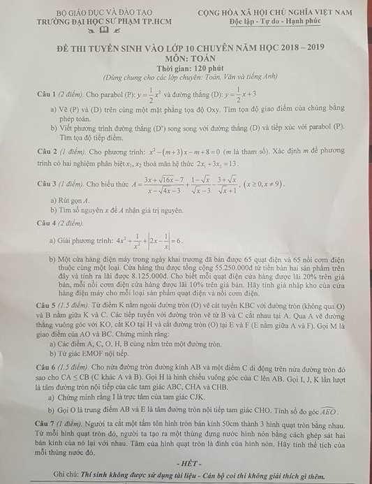 thi vao 10 Trung hoc thuc hanh su pham anh 1