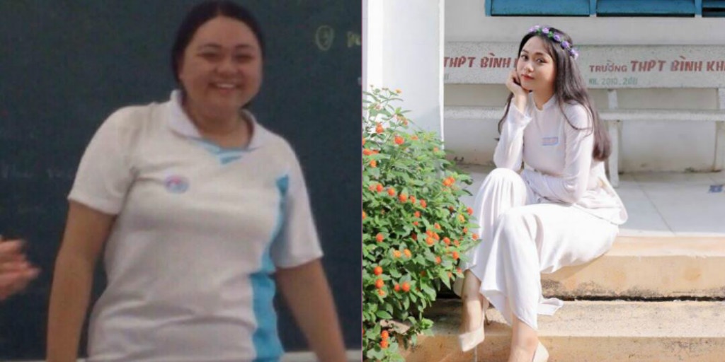 10X An Giang 'lot xac' khong the nhan ra sau khi giam gan 40 kg hinh anh