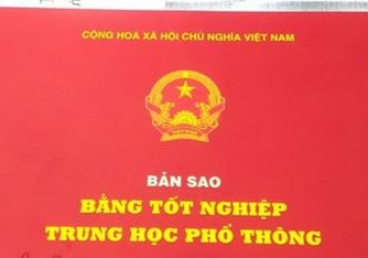 Thua Thien - Hue tam dung cap ban sao bang tot nghiep THPT hinh anh