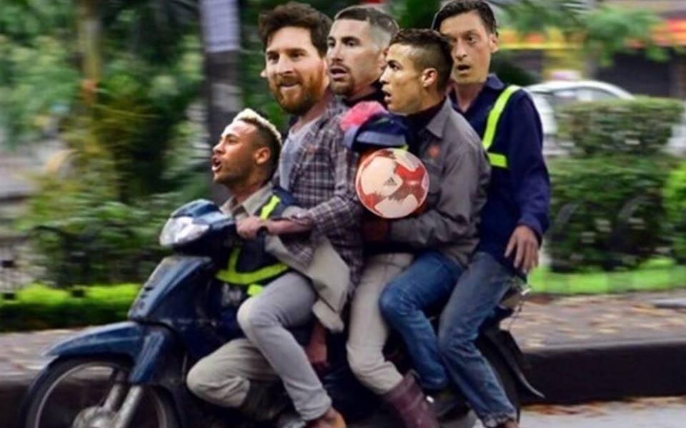 'Thanh an va' Neymar de lai World Cup loat anh che truoc khi ve nuoc hinh anh