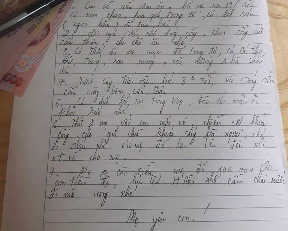 Nhung ong bo ba me dang yeu: Ra khoi nha la viet giay dan con du thu hinh anh