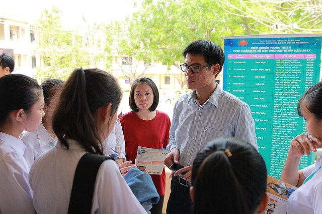 Diem chuan cua DH Khoa hoc Xa hoi va Nhan van TP.HCM hinh anh