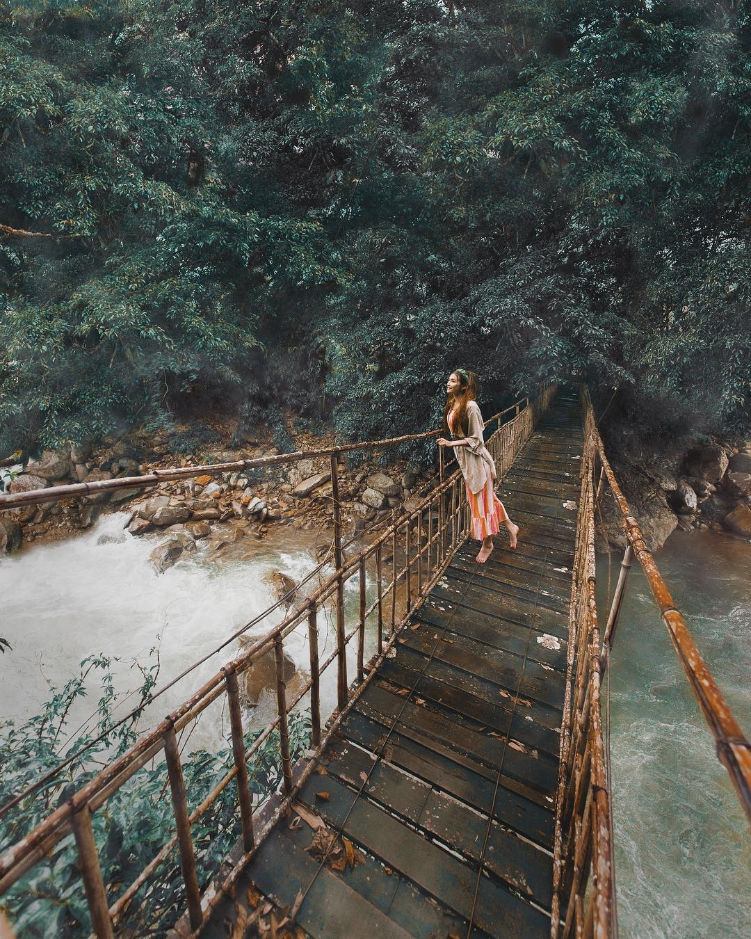 hot girl toc may du lich Viet Nam anh 7