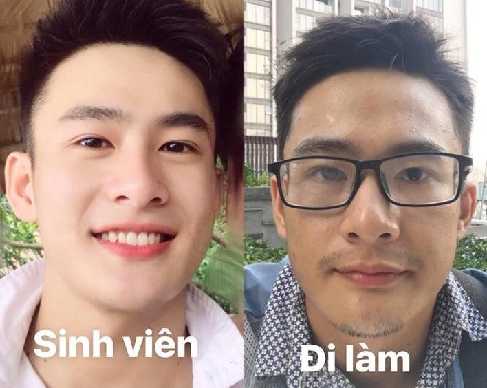 So anh luc sinh vien va khi di lam: Nguoi tang 20 kg, ke gia chuc tuoi hinh anh