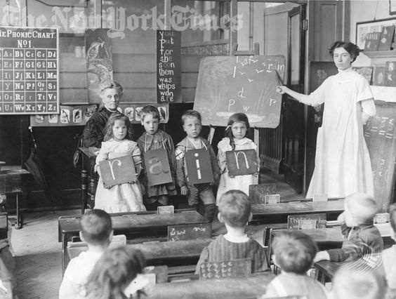 Nhung hinh anh thu vi ve hoc sinh My o the ky truoc hinh anh