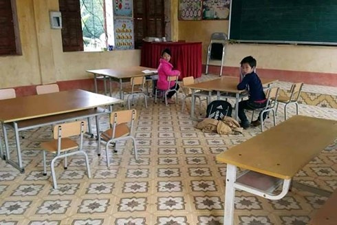 Học sinh nghỉ học vì ô nhiễm ảnh 1 Hoc sinh nghi hoc vi o nhiem anh 1