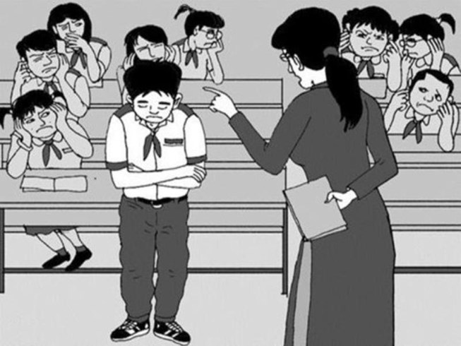 Co giao o Sai Gon bat hoc sinh tu tat 32 cai vi noi chuyen rieng hinh anh