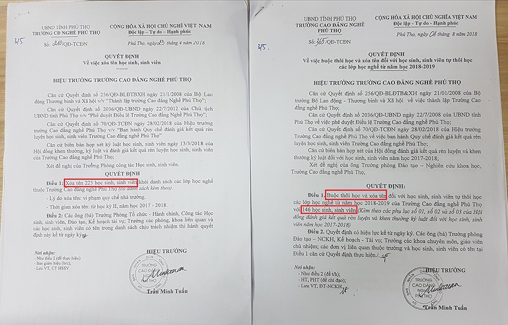 Sinh viên bị đuổi học ảnh 1 Sinh vien bi duoi hoc anh 1