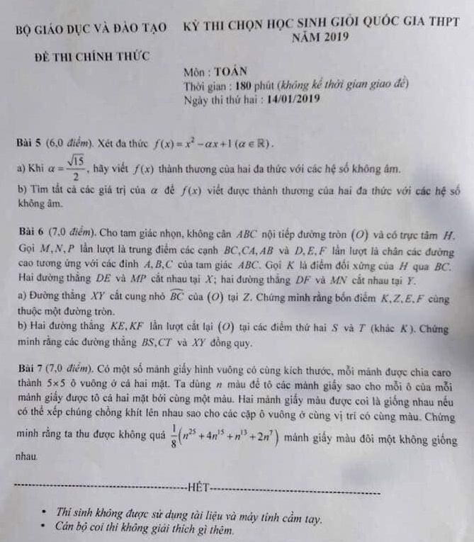 đề thi học sinh giỏi Toán ảnh 2 de thi hoc sinh gioi Toan anh 2