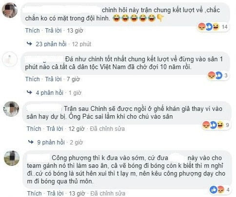 Đức Chinh bị ném đá trên Facebook  ảnh 3 Duc Chinh bi nem da tren Facebook anh 3