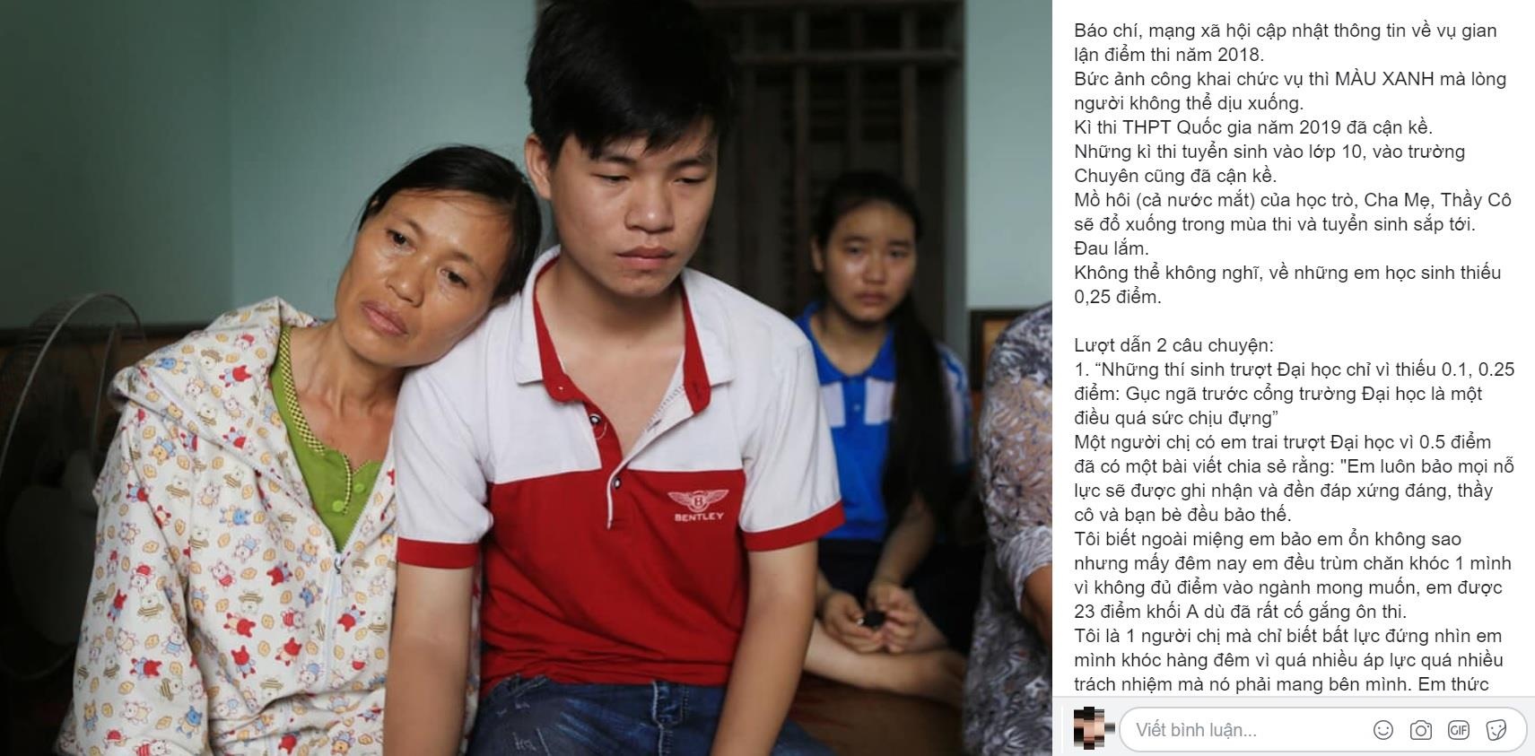 thi sinh gian lận con ai ảnh 1 thi sinh gian lan con ai anh 1