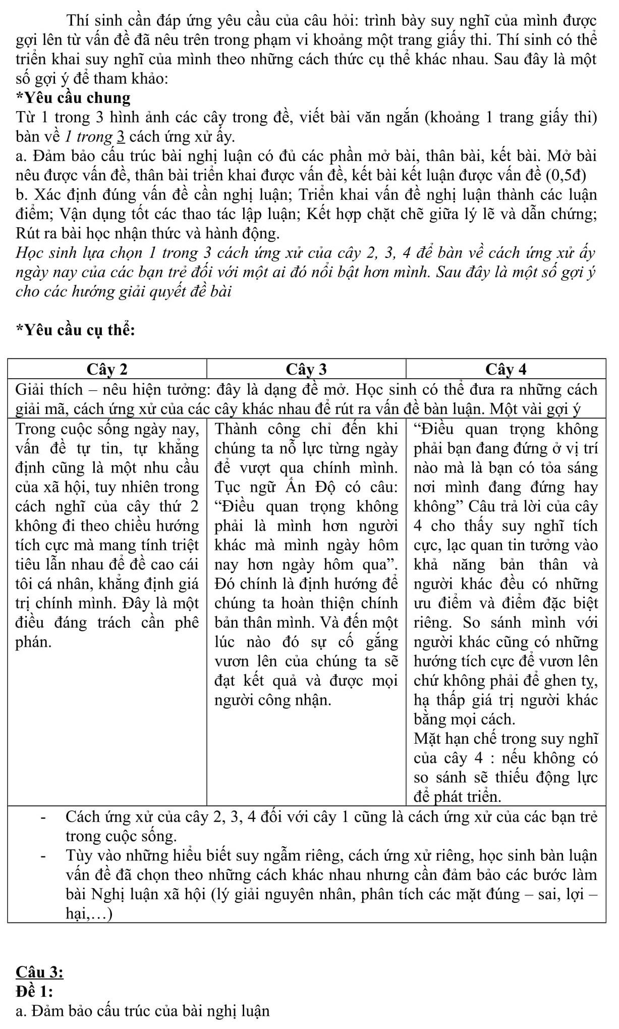 dap an mon Van thi vao 10 Sai Gon anh 3