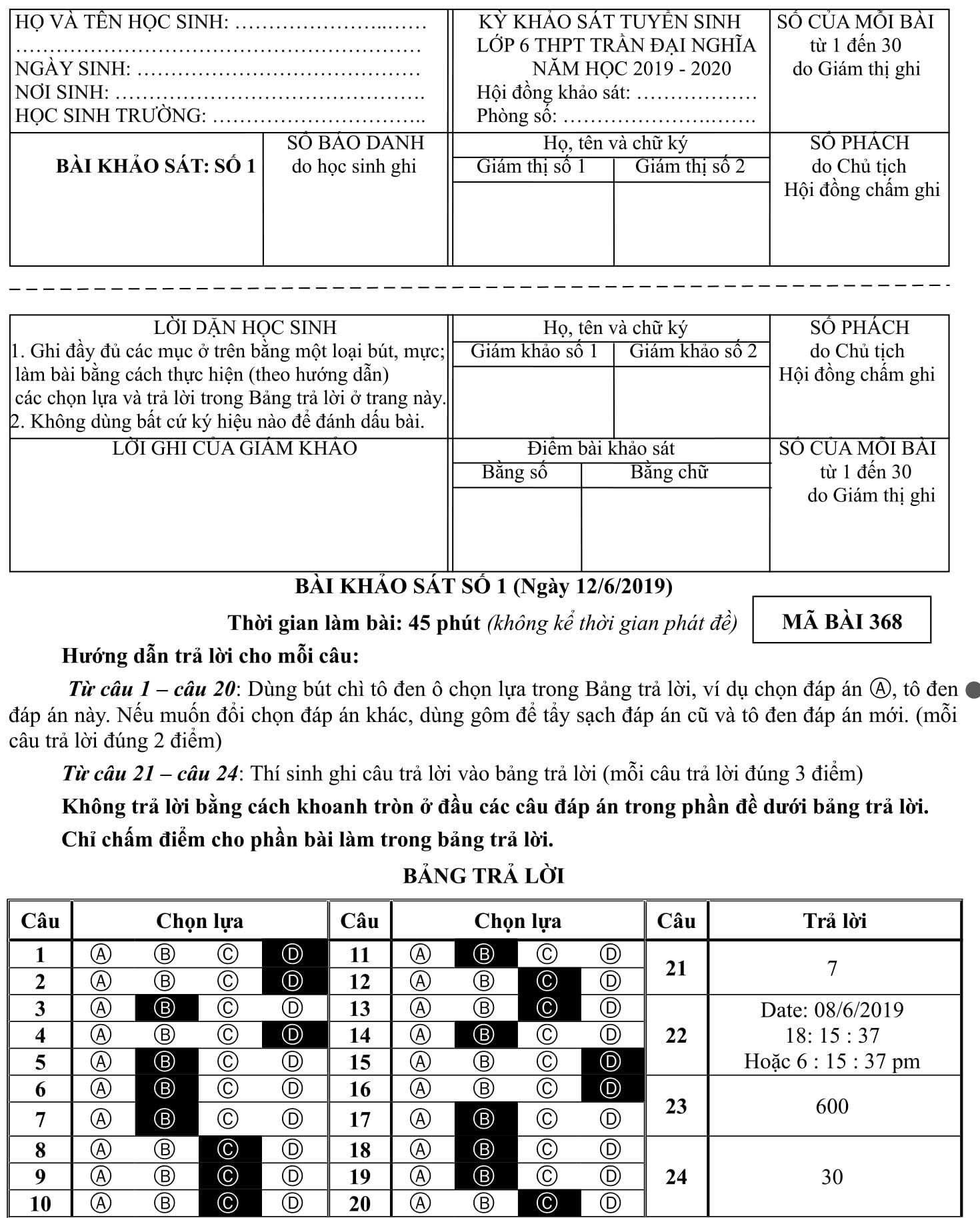 đáp án đề thi chuyên Trần Đại Nghĩa ảnh 3 dap an de thi chuyen Tran Dai Nghia anh 3