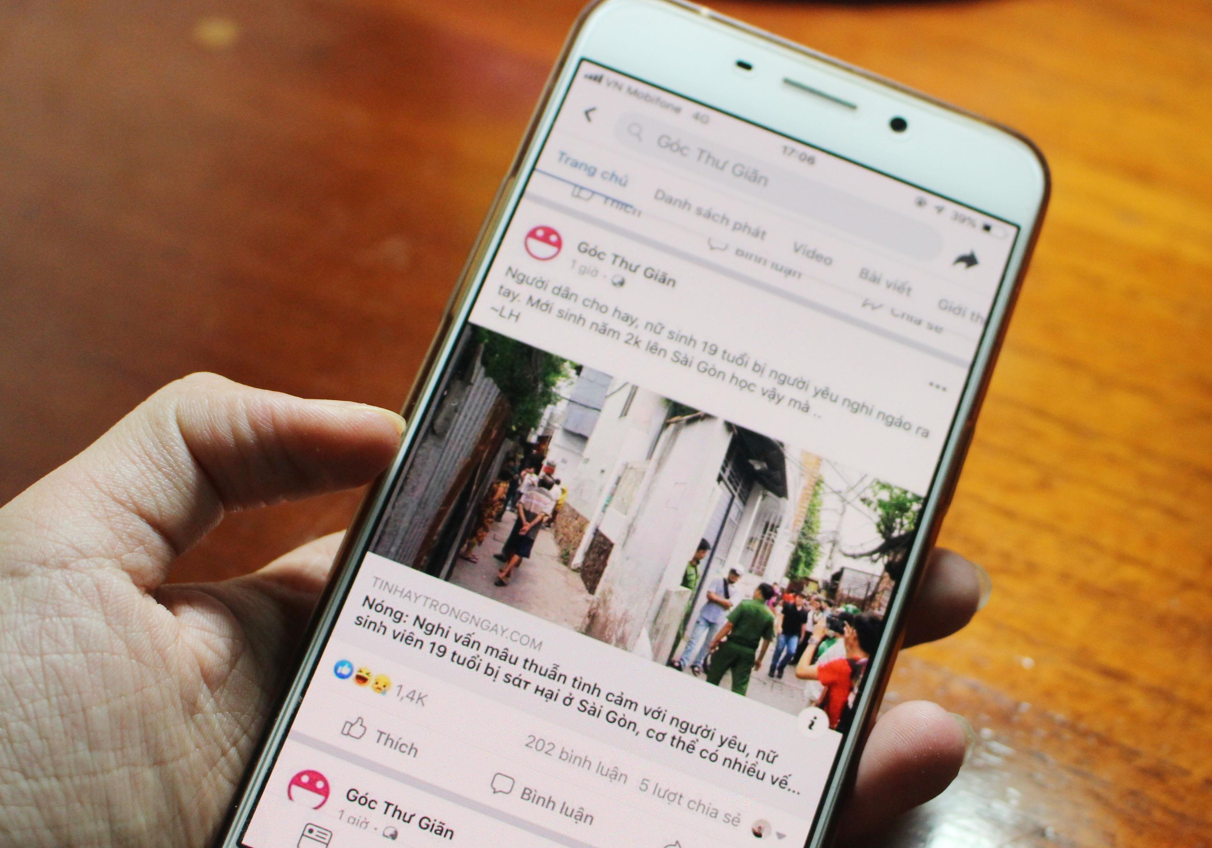 Nhieu binh luan, suy dien ac y ve nu sinh Sai Gon 19 tuoi bi giet hai hinh anh