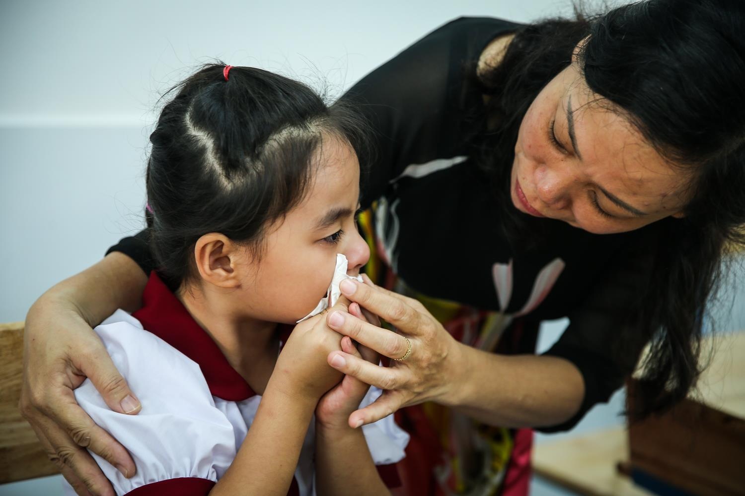 hoc sinh lop 1 den truong anh 6