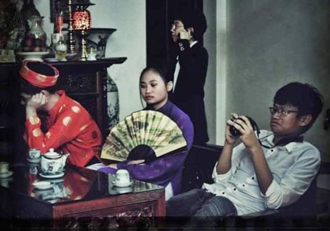 Hoc sinh truong chuyen bien 'So do' thanh bo anh le hoi Halloween hinh anh