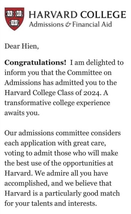 hoc bong toan phan Harvard anh 1