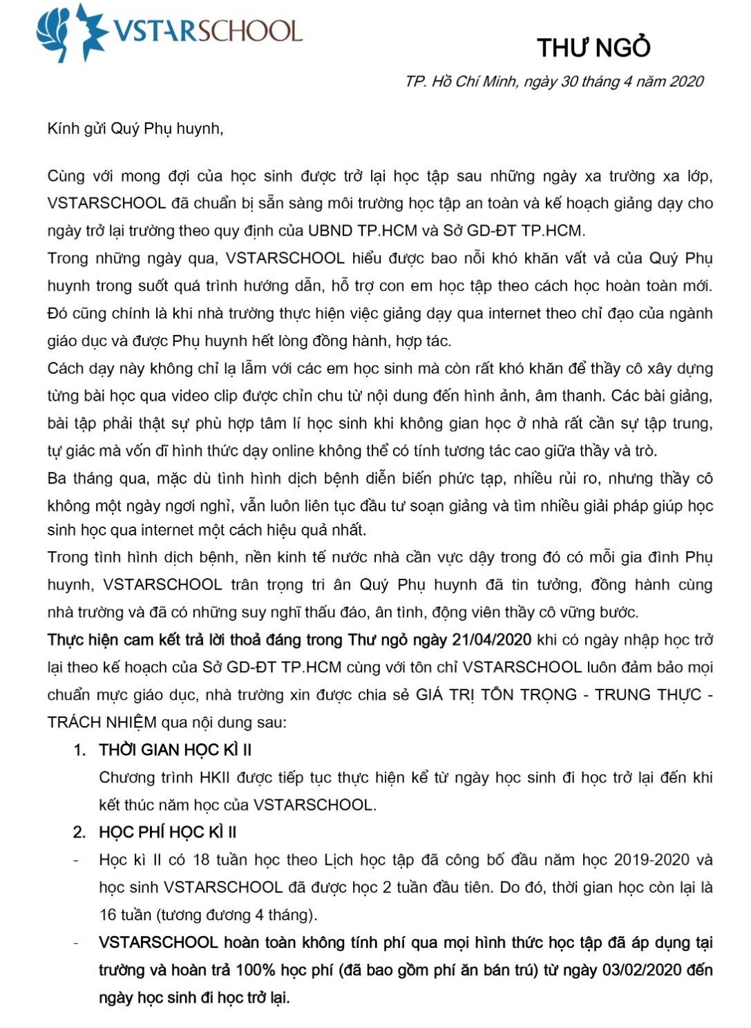 truong vstar hoan hoc phi anh 1