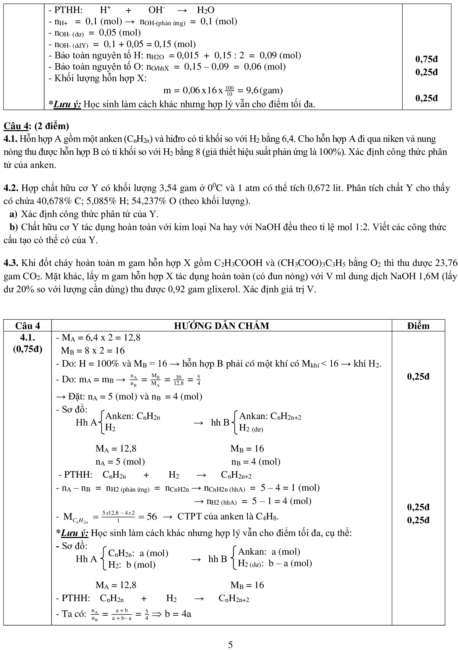 dap an chinh thuc de chuyen anh 9