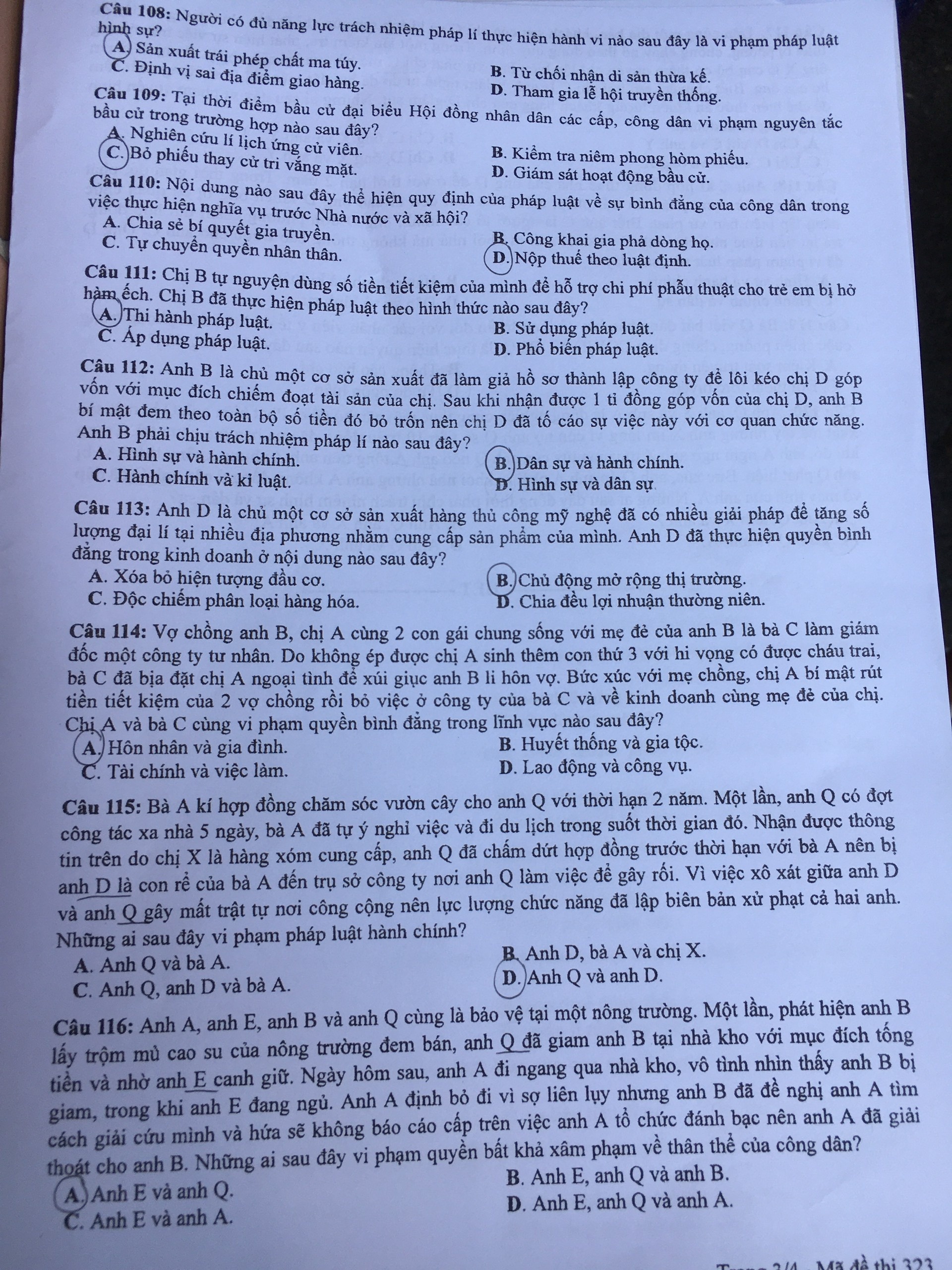 dap an giao duc cong dan anh 4