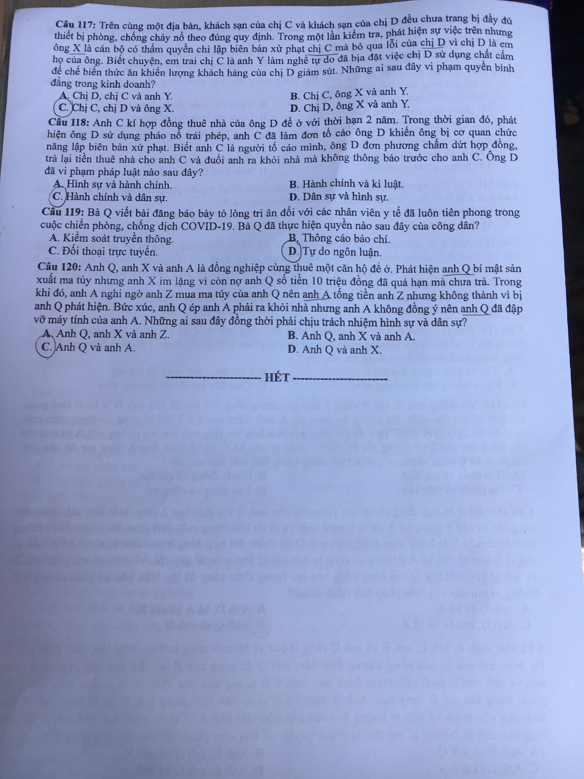 dap an giao duc cong dan anh 5