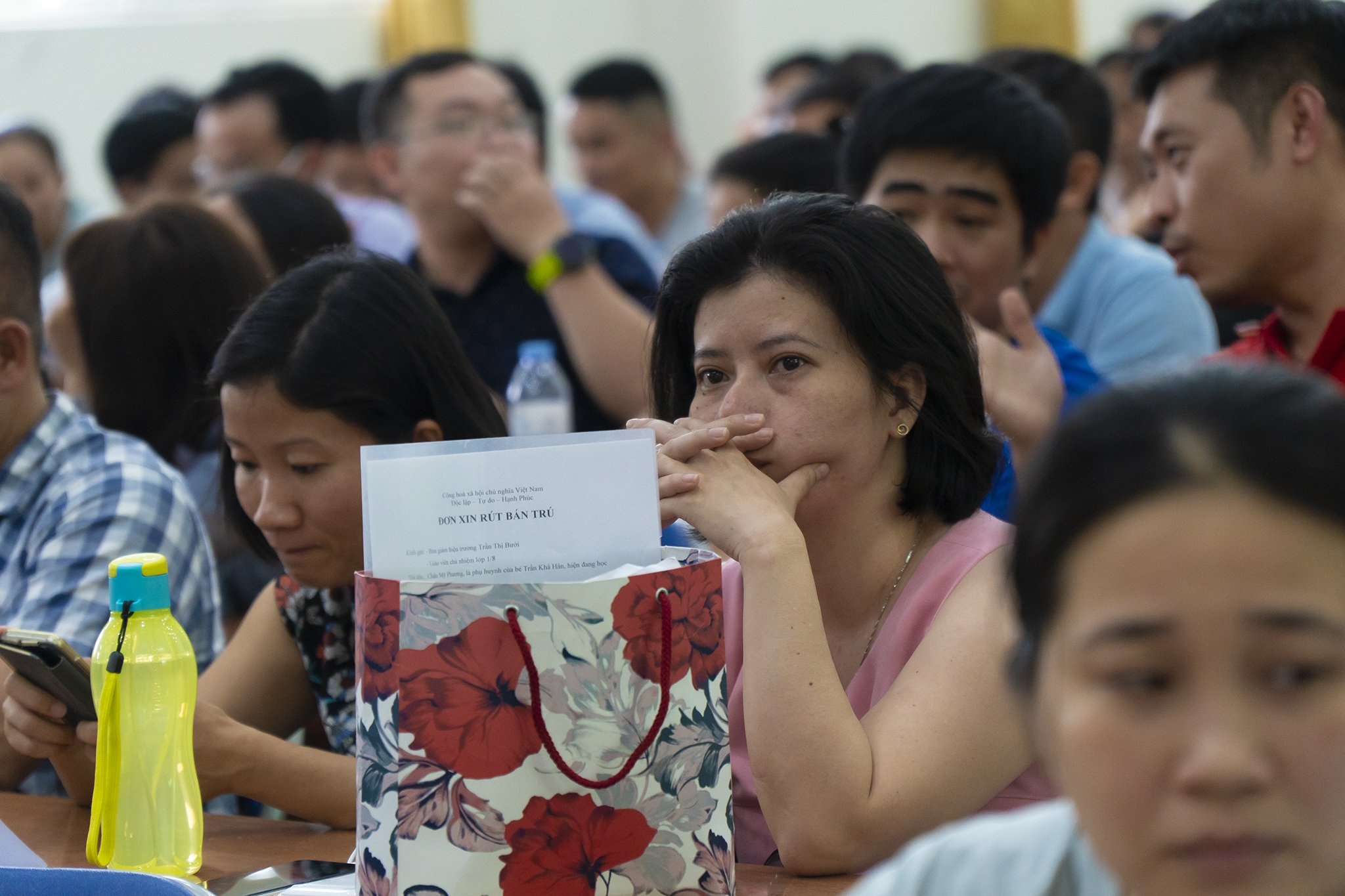 Lon xon tai buoi bau ban dai dien phu huynh truong Tran Thi Buoi hinh anh