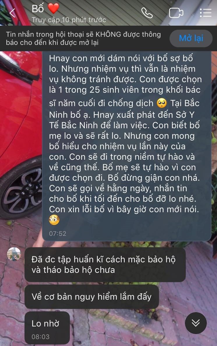 nữ sinh giấu cha mẹ đi chống dịch  ảnh 2 nu sinh giau cha me di chong dich anh 2