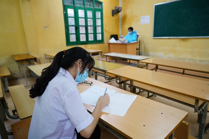 Phong thi dac biet chi co 1 thi sinh o Ha Noi hinh anh