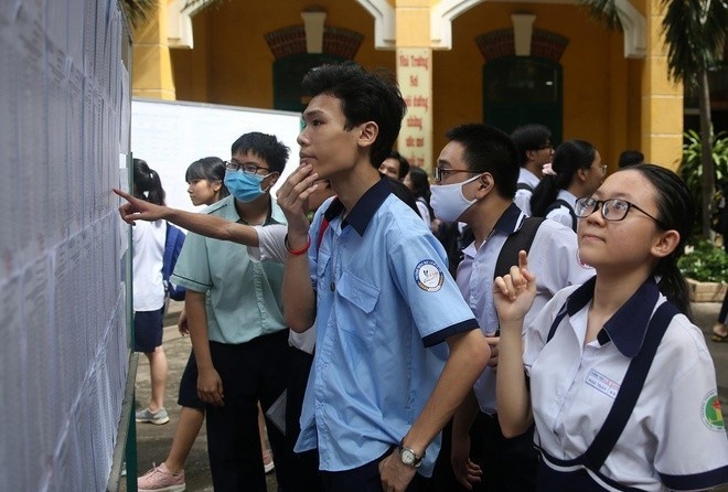 Cong bo diem chuan vao lop 10 o TP.HCM hinh anh