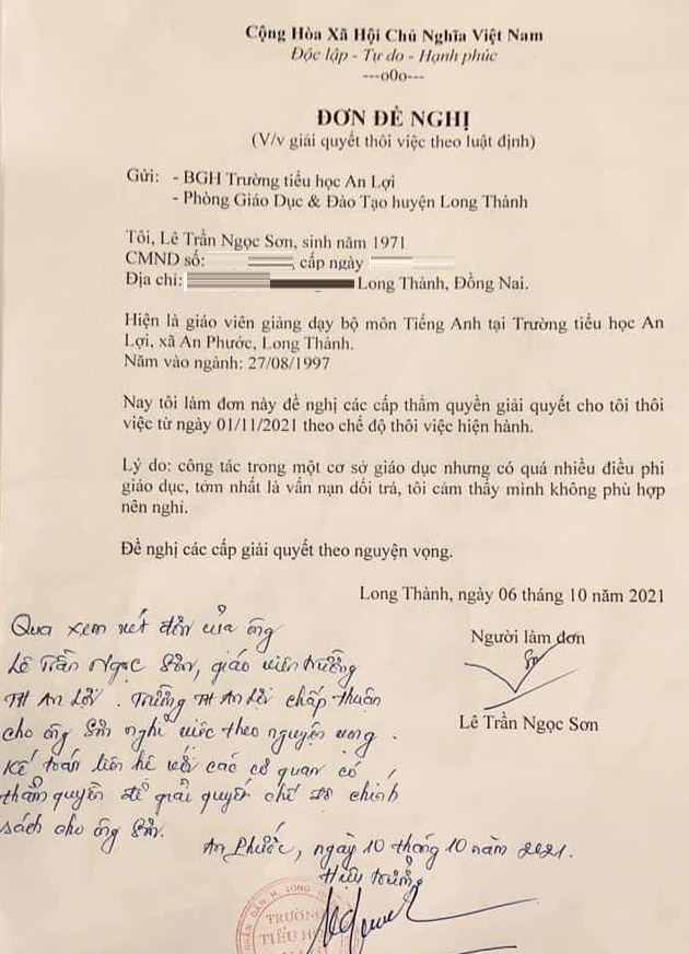 Giao vien xin nghi viec anh 1