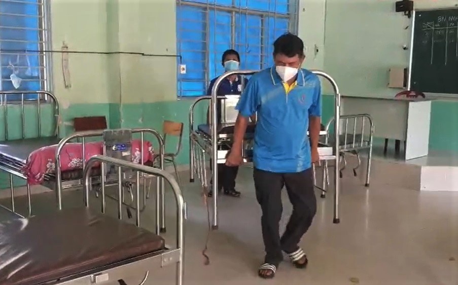 sửa trường được dùng làm khu cách ly ảnh 2 sua truong duoc dung lam khu cach ly anh 2