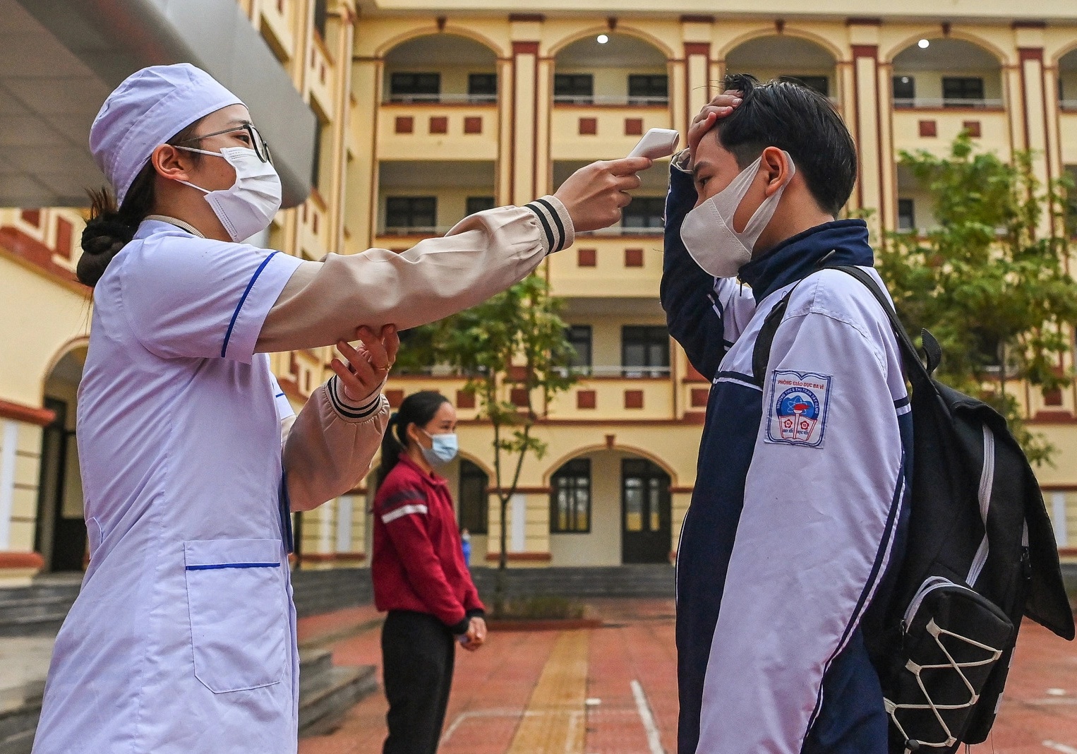 Truong hoc o Ha Noi se tam phong toa neu co F0 hinh anh