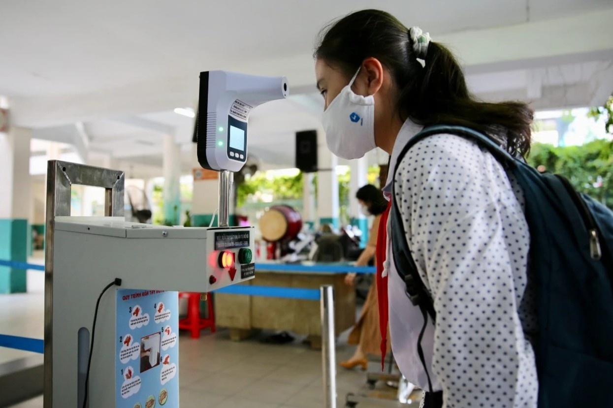 Nhung luu y khi hoc sinh TP.HCM quay lai truong hinh anh