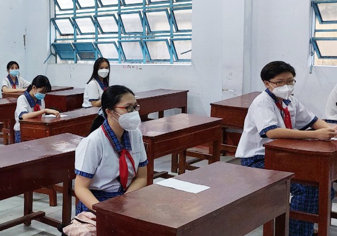 Nhieu dia phuong o Dong bang song Cuu Long cho hoc sinh den truong hinh anh