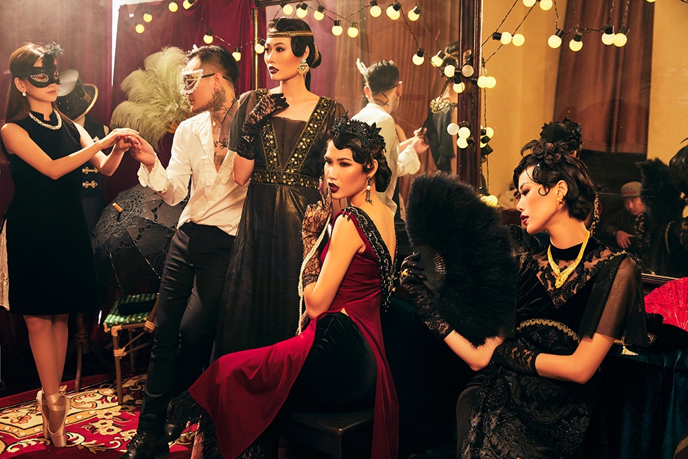 Mai Giang mac ao dai lay cam hung tu Gatsby anh 9