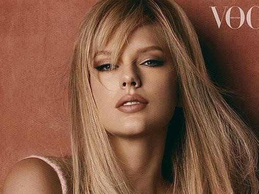 Taylor Swift trong khac la, dien toan hang hieu tren tap chi hinh anh