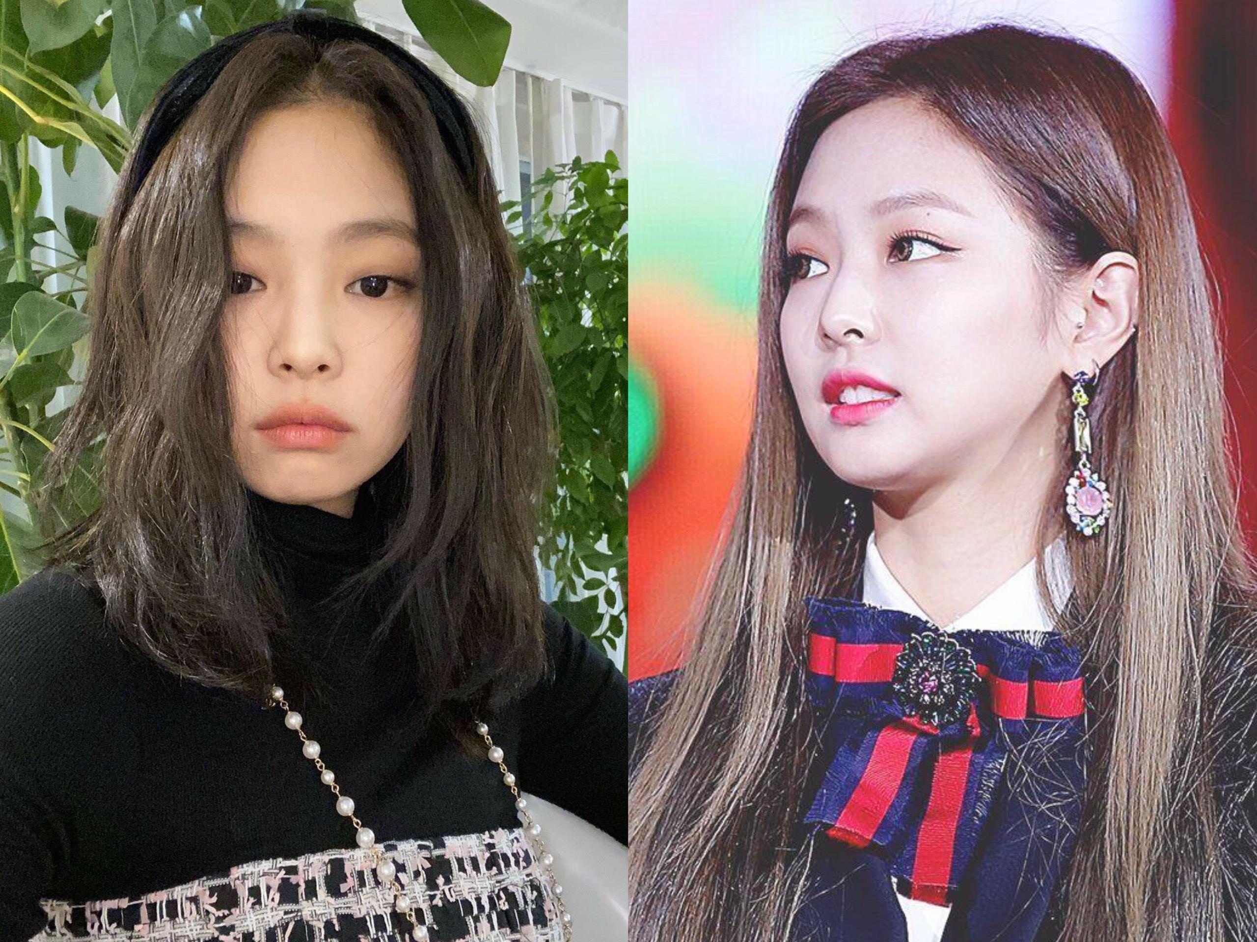 Jennie va dan my nhan Han trong khac biet khi cat toc ngan hinh anh