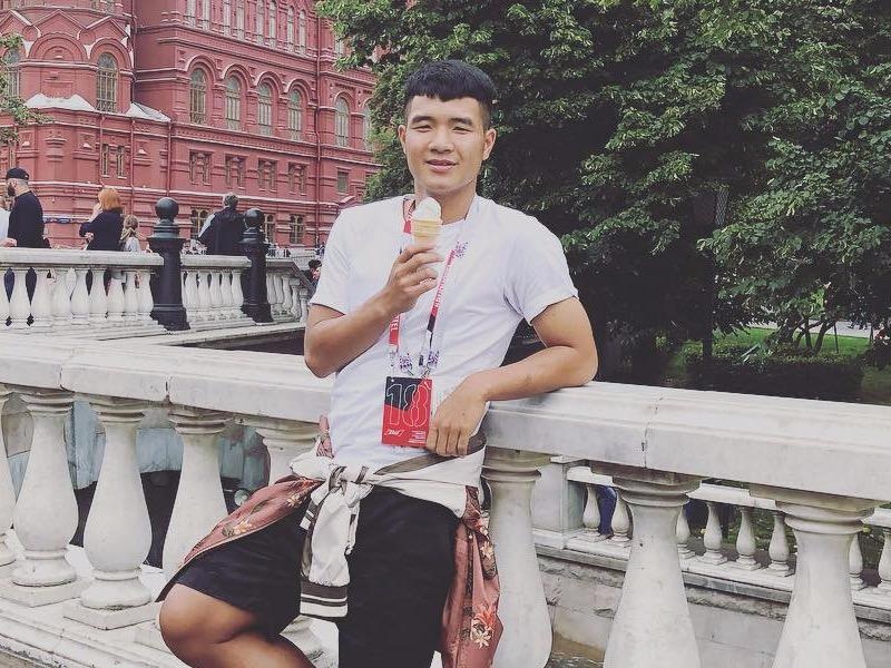 Ha Duc Chinh khoe kha nang vu dao ben Bui Tien Dung hinh anh