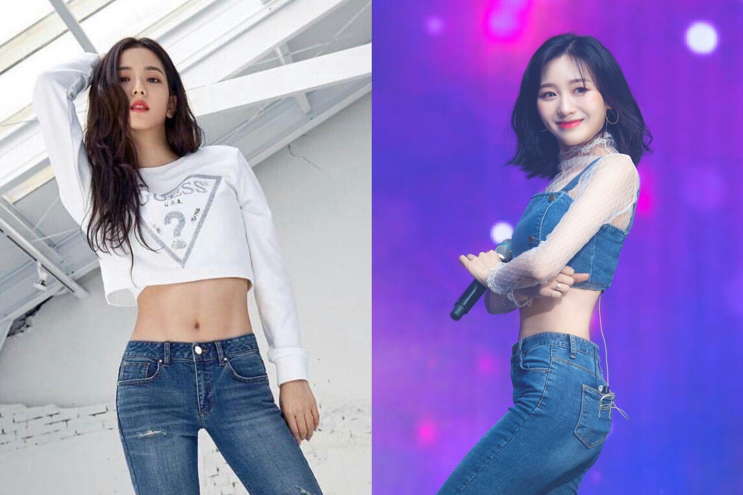 Jisoo va dan my nhan Han khoe dang chuan voi quan jeans bo sat hinh anh