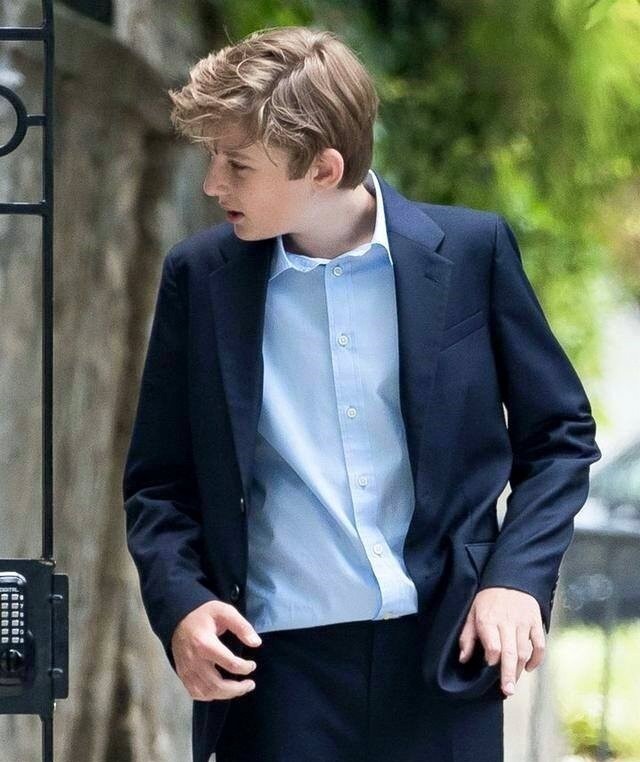 barron trump hay diện đồ đơn giản ảnh 12 barron trump hay dien do don gian anh 12