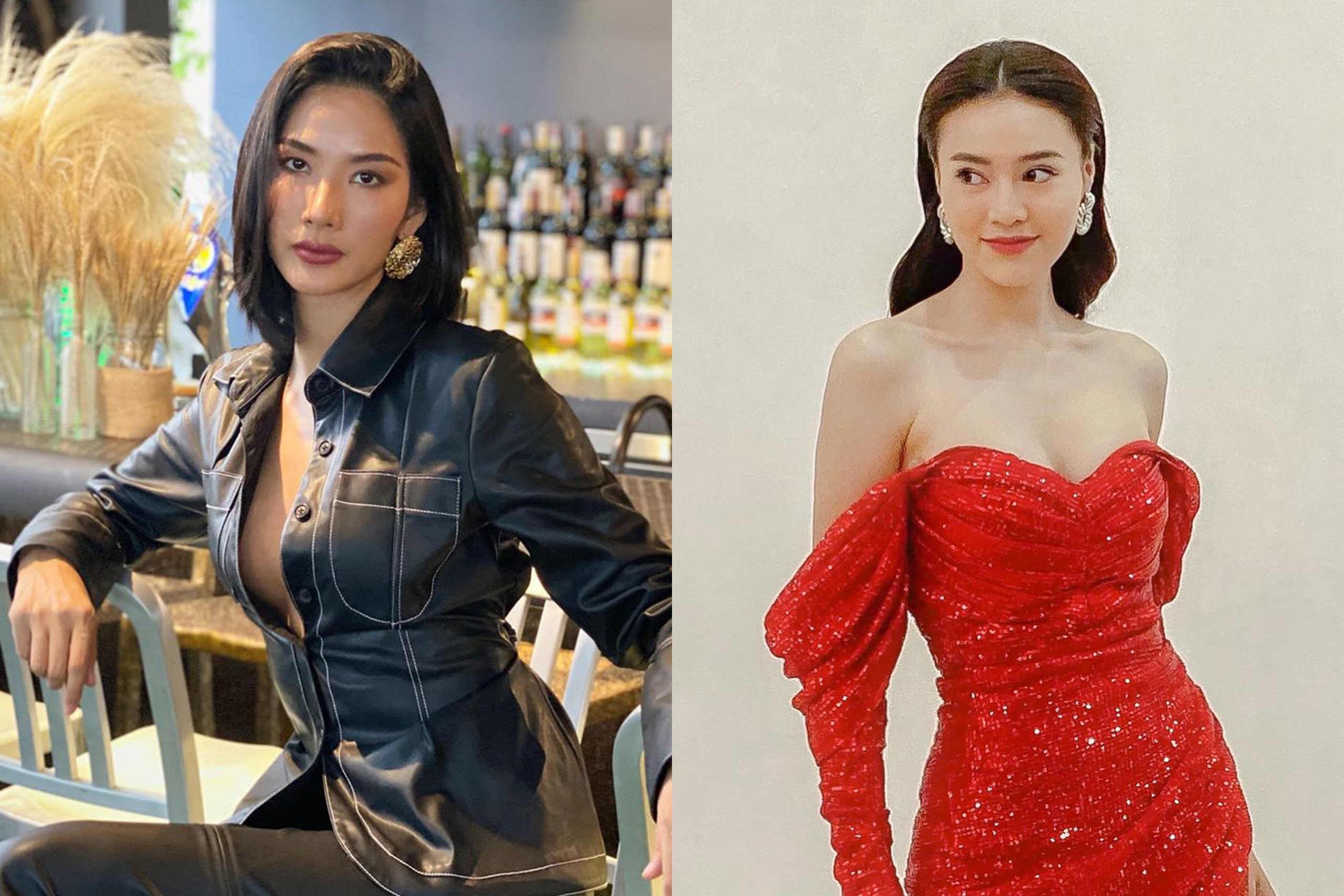 Hoang Thuy dien mot khong noi y, Lan Ngoc mac vay khoe vong mot hinh anh