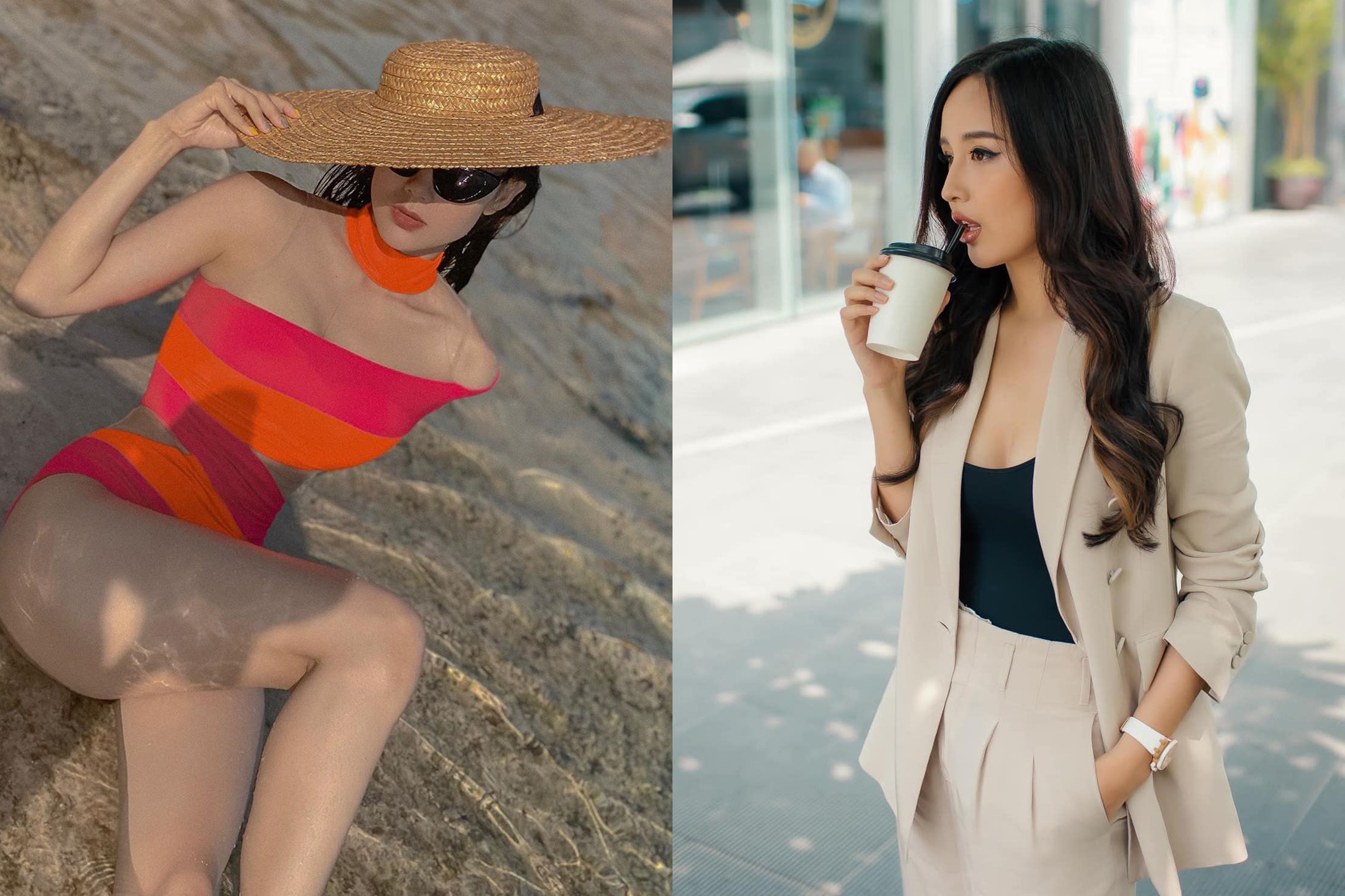 Minh Hang khoe dang voi do boi, Mai Phuong Thuy goi cam khi dien vest hinh anh