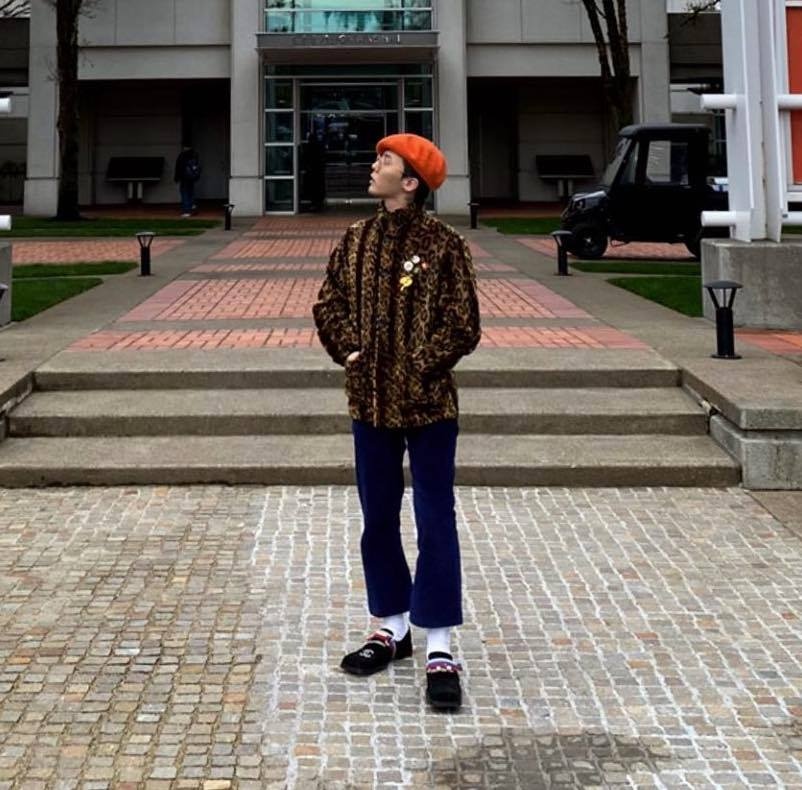 thoi trang san bay cua gdragon tai New York anh 5