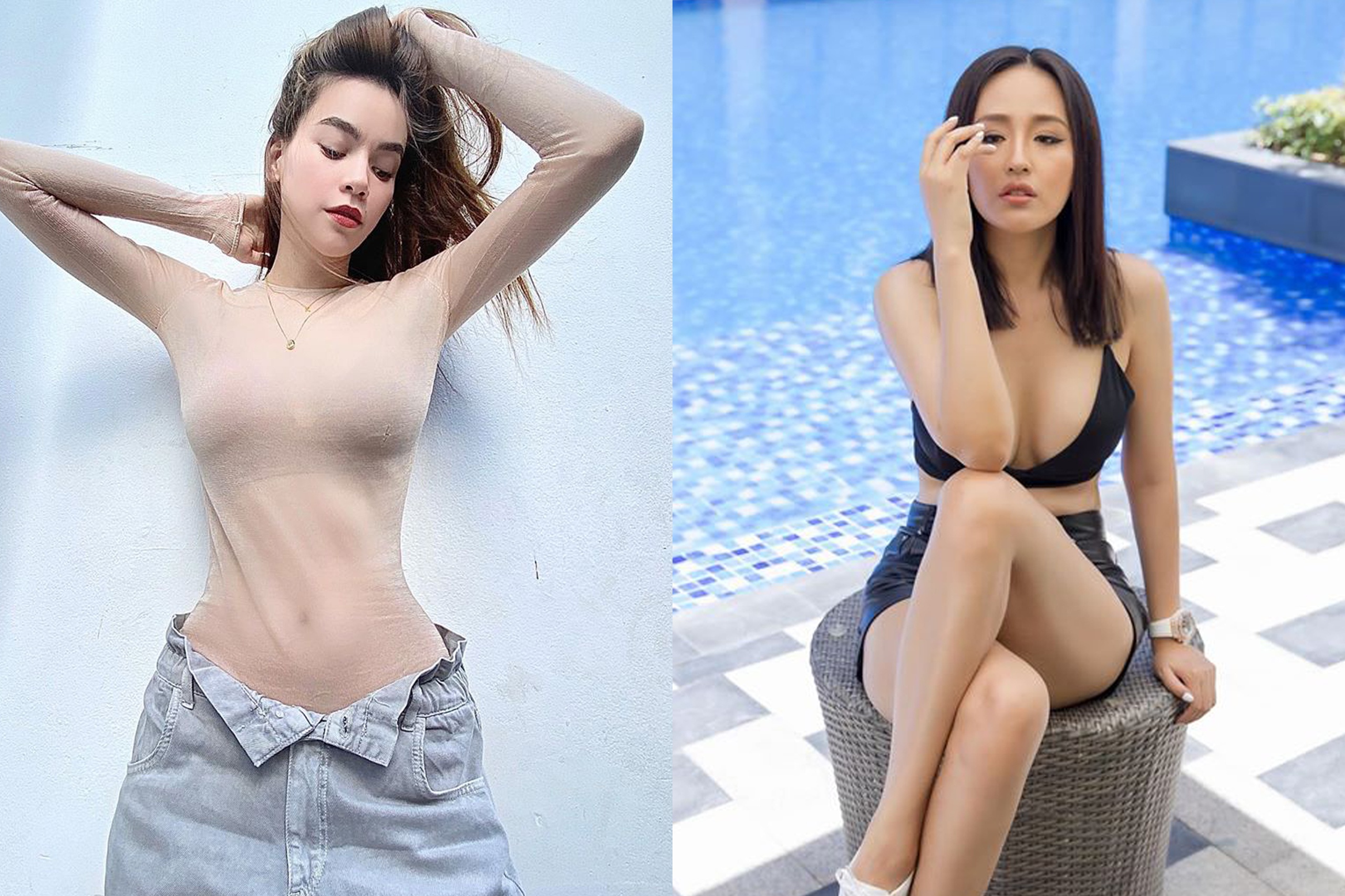 Ha Ho dien mot khong cai khuy, Mai Phuong Thuy mac ao khoe vong mot hinh anh