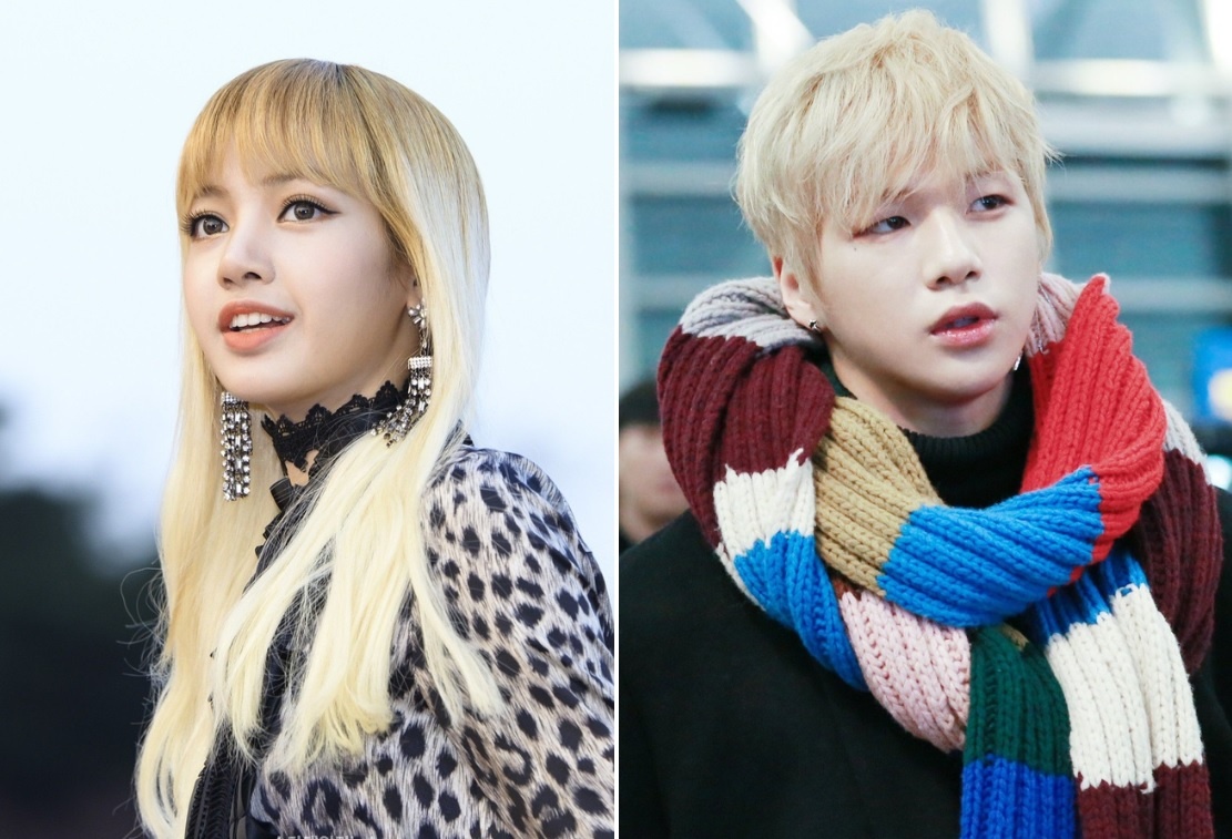Lisa va 9 sao Han Quoc len doi nhan sac nho nhuom toc vang hinh anh
