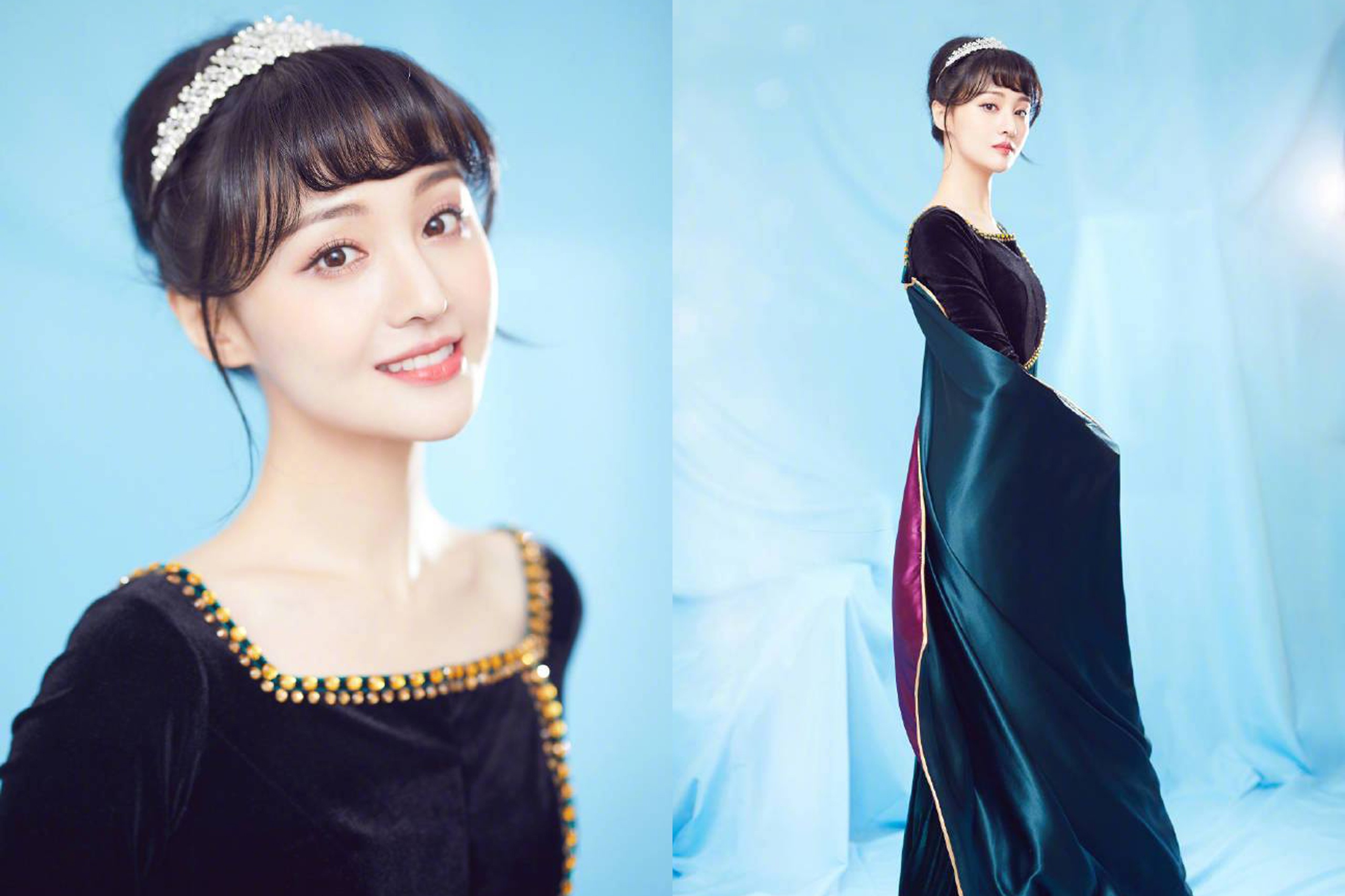 Trinh Sang khong con bi che khi de toc mai, mac vay cong chua hinh anh