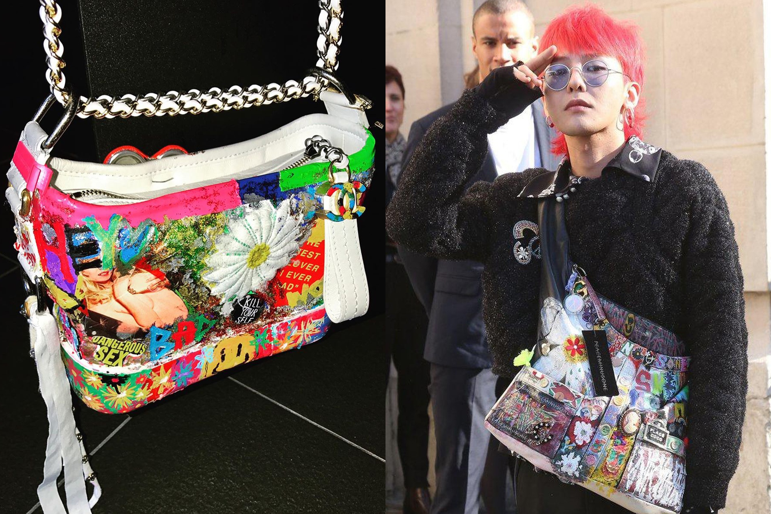G-Dragon to mau, ve hoa nu tinh len tui Chanel 3.200 USD hinh anh