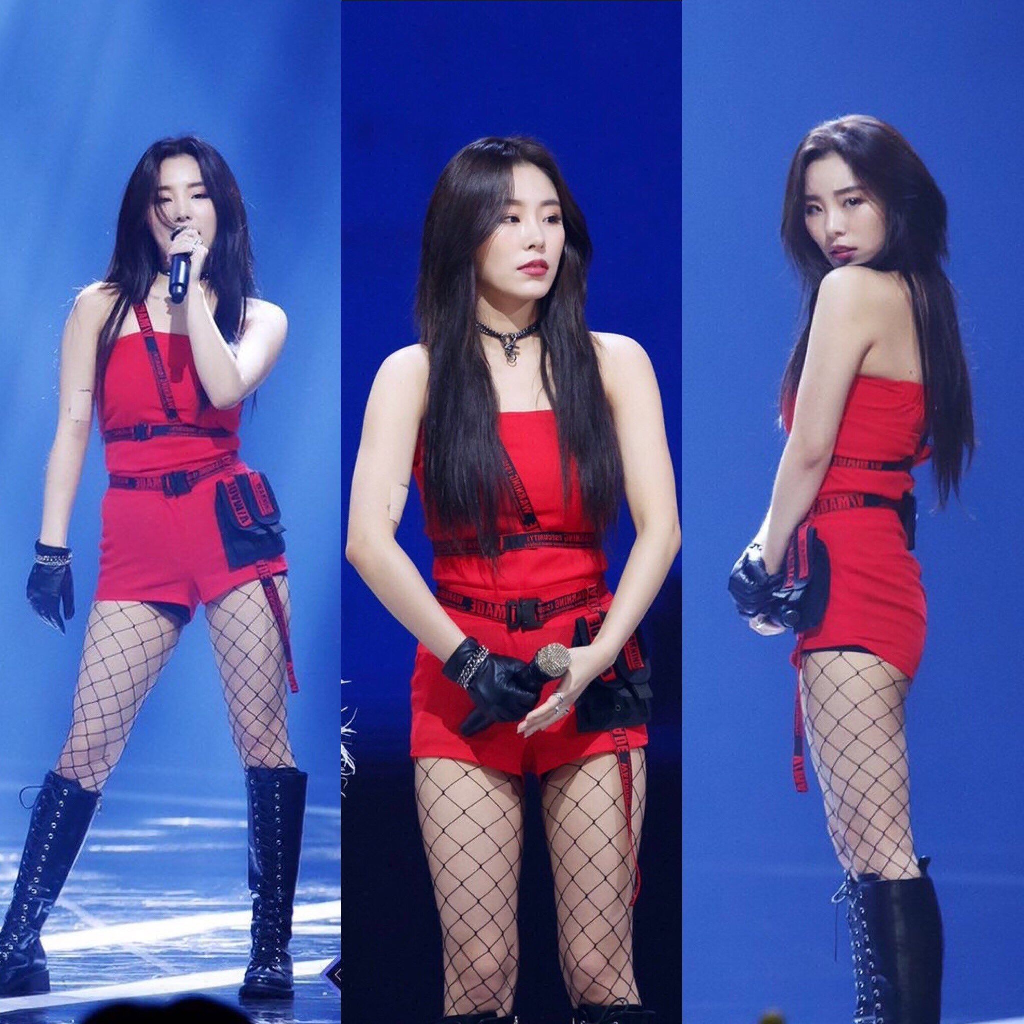 wheein mac do sexy len san khau anh 6