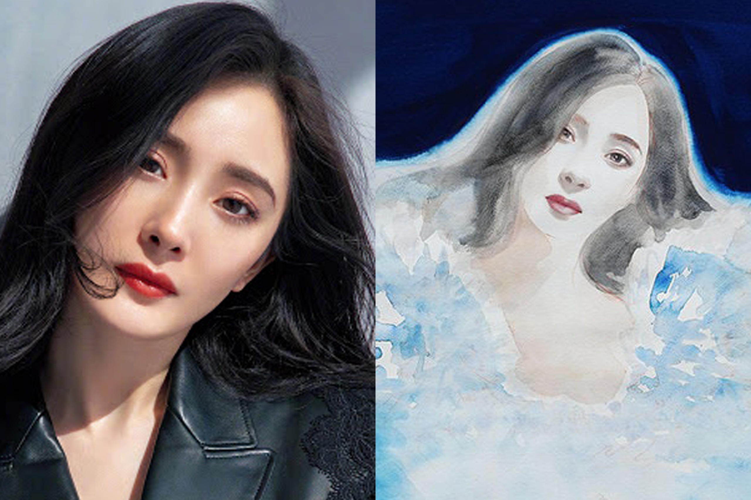 Duong Mich co nhan sac the nao khi duoc ve tren tap chi? hinh anh