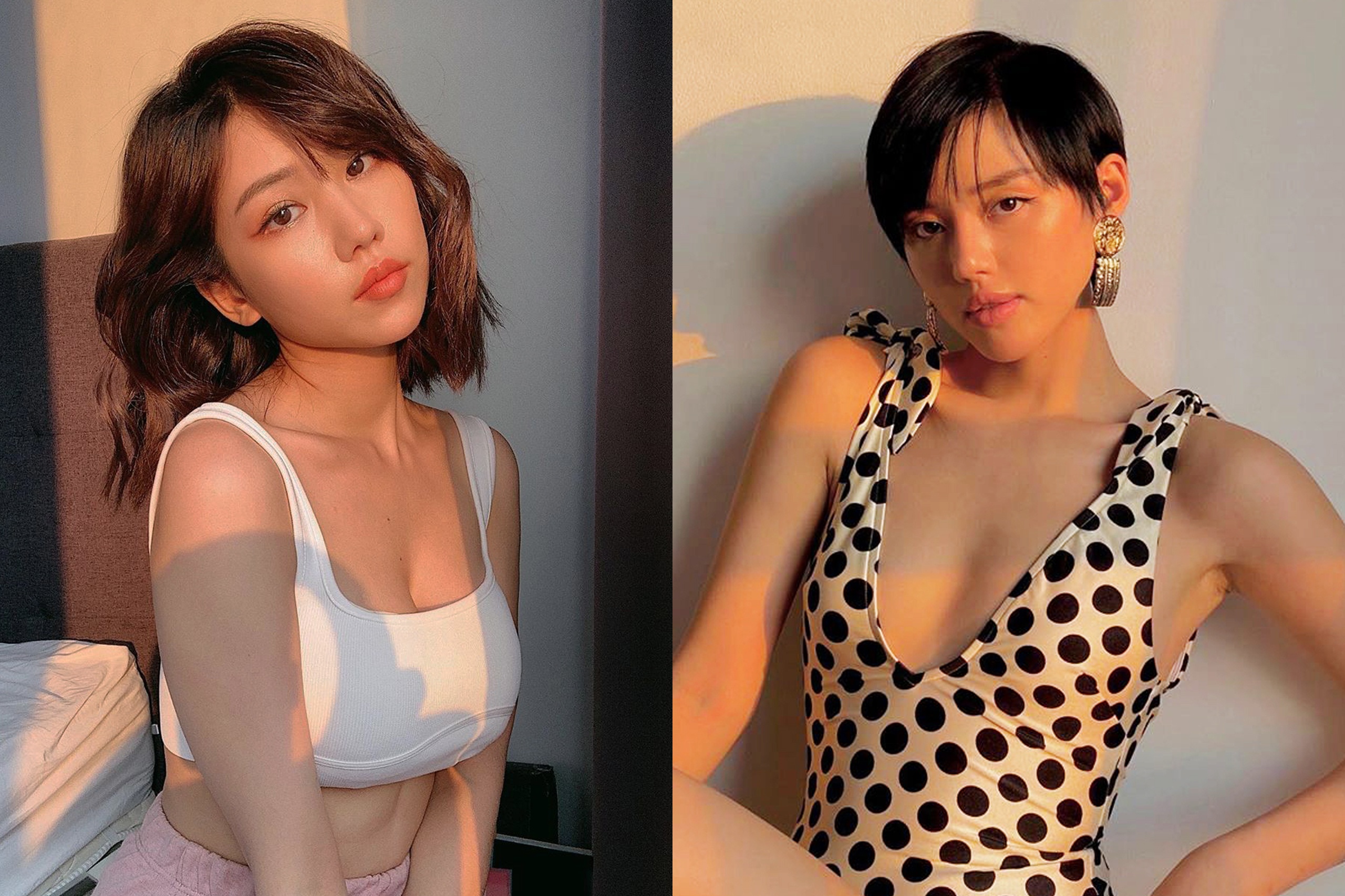 Min goi cam khi dien bra, Khanh Linh mac bikini trong nha hinh anh